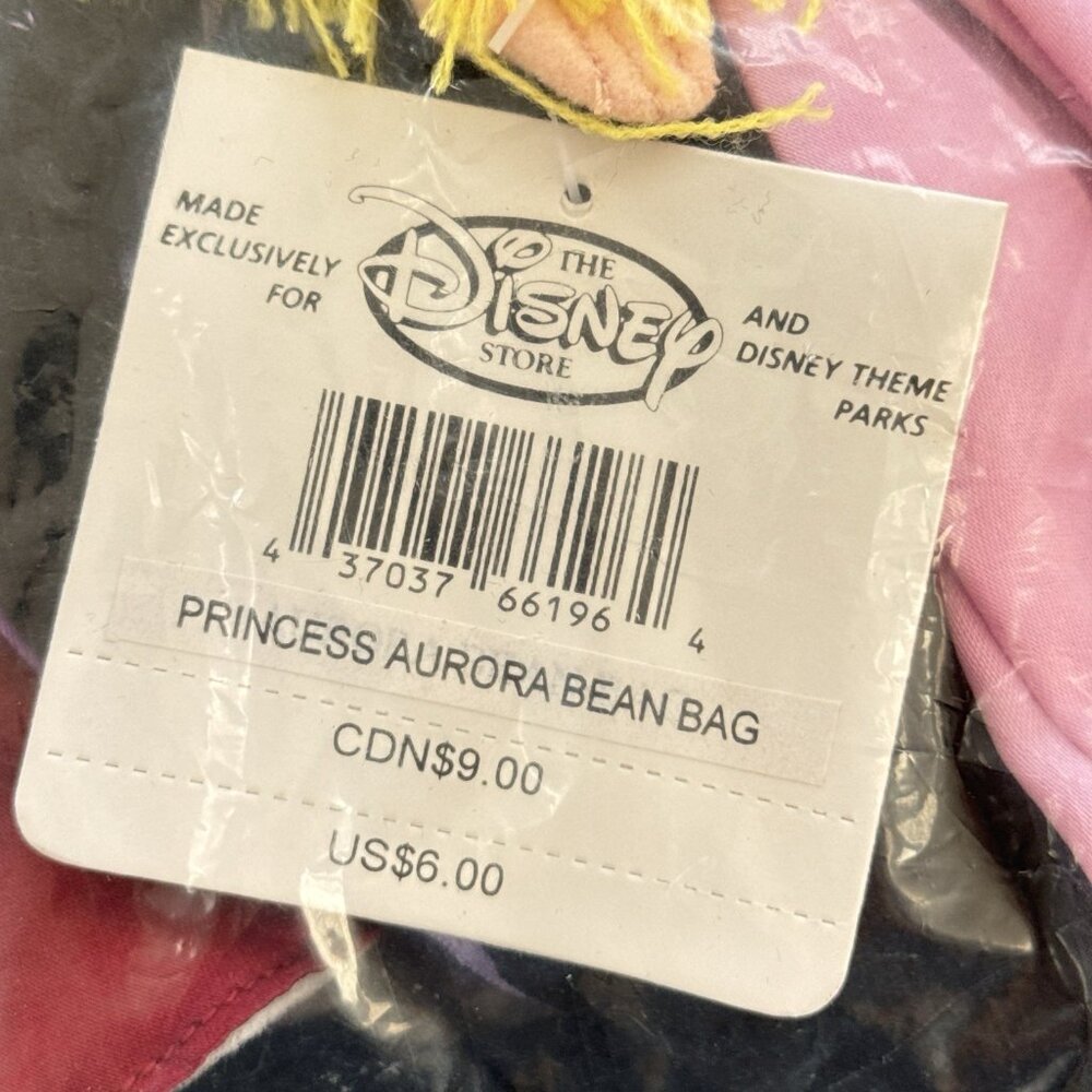 Sleeping Beauty Prince Phillip Maleficent Aurora Disney Store Bean Bag Set of 3 - Picture 5 of 9